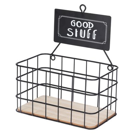 корзина для хранения KOOPMAN 210х130х235мм черный МДФ/металл подсвечник koopman 10х10х20 5см металл