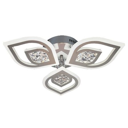 люстра потолочная светодиодная JUPITER Лотос 96Вт хром