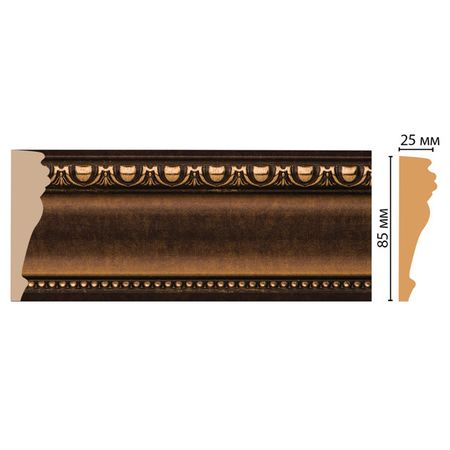 молдинг DECOMASTER 2400х25х85мм коричневый, арт.152-56