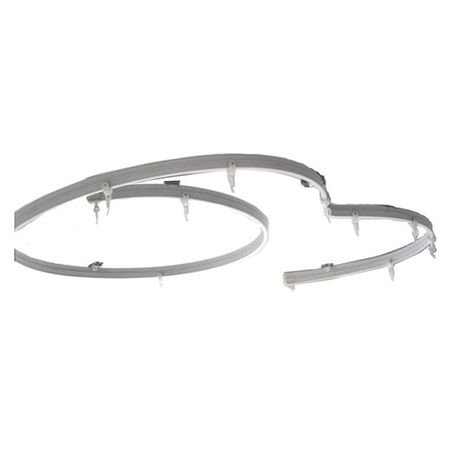 карниз гибкий 1-рядный UGO Loks 5м пластмассовый белый карниз гибкий 1 рядный ugo loks 5м пластмассовый белый