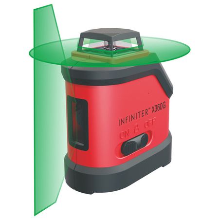 нивелир лазерный INFINITER X360G 30м нивелир лазерный infiniter cl10g 20м