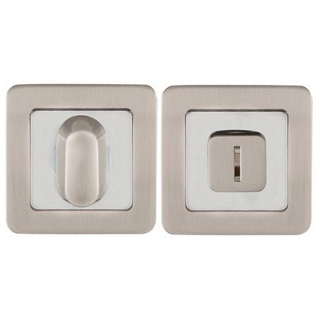 завертка сантехническая PUNTO квадрат матовый никель/хром завертка сантехническая punto квадрат