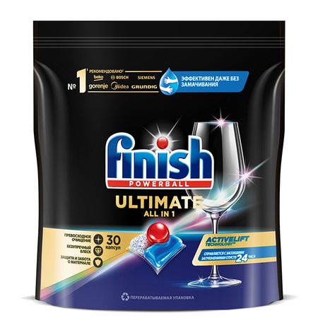 капсулы для ПММ FINISH Ultimate All in 1 30шт пиаск остео вис капсулы 0 4г 30шт