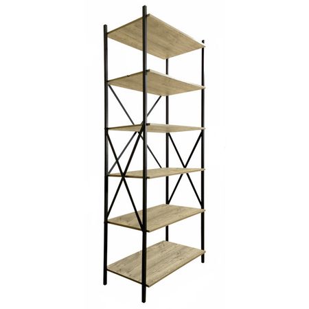 стеллаж ЛОФТ 800х400х1900мм металл/ЛДСП эйприл простыни хирургические стерильные 1 400мм х 800мм 1