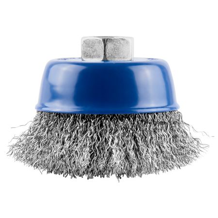 корщетка для УШМ MONOGRAM 75мм чашеобразная сталь корщетка для ушм vira 75мм чашеобразная латунированная