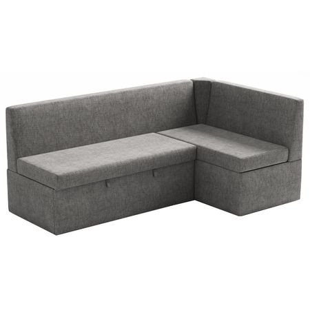 диван угловой Нарва 1900х1150х790мм рогожка серый диван king max se рогожка vento серый