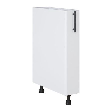 кухонный шкаф напольный карго Белый лед 820х150х504мм 1 дверь МДФ/ЛДСП