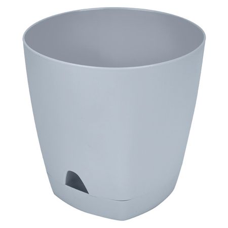 горшок с прикорневым поливом Amsterdam 4л d20см h19см утренний туман пластик горшок для ов ingreen wave с дренажной сеткой и съемным поддоном 1 4л d145мм утренний туман
