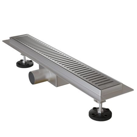 трап лотковый IDDIS Level  500 мм слив 40/50мм комбинированный затвор хром трап горизонтальный ore 100х100мм слив 50мм металл гидрозатвор