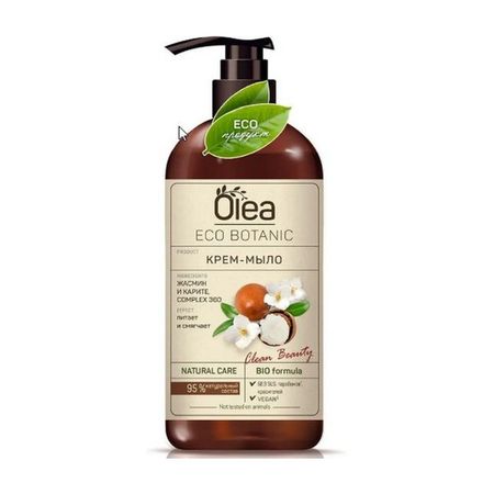 мыло жидкое OLEA Eco Botanic Жасмин и Карите 450мл крем мыло olea eco botanic жасмин и карите 450 мл флакон дозатор