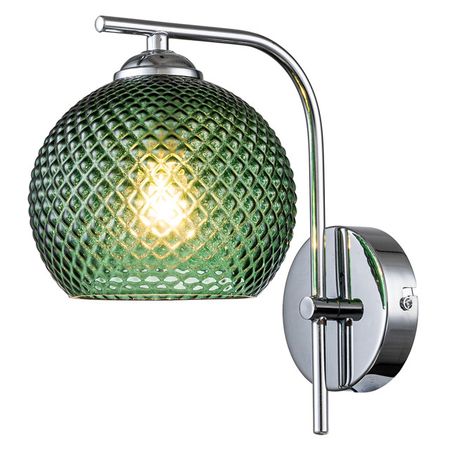 бра ESCADA Кассиопея E14 40Вт стекло зеленый
