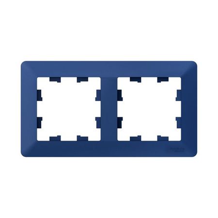 рамка 2 поста AtlasDesign Air аквамарин