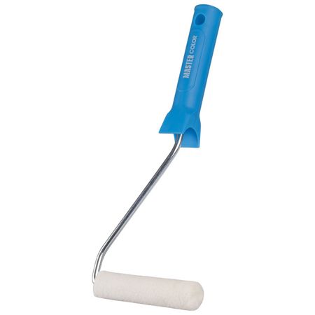 валик с ручкой Master Color полиэстер 100мм ворс 5 мм отв.6мм, арт.30-1036 валик с ручкой toolberg полиэстер 230мм ворс 20мм арт 0303012