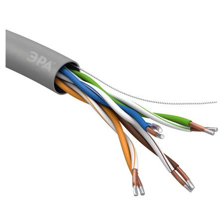 кабель компьютерный UTP4 cat5e ЭРА Simple 25м кабель компьютерный utp4 cat5e 25м