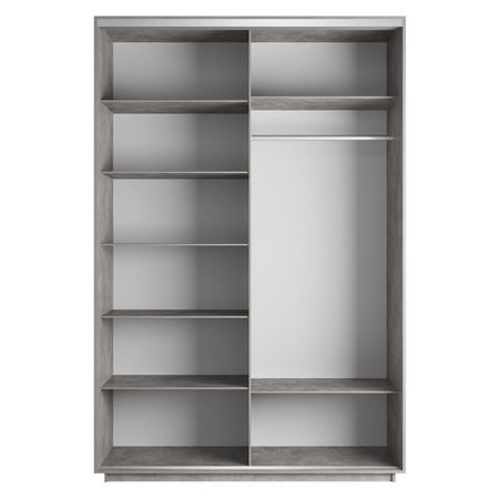 корпус шкафа-купе Экспресс 1200х2200х600 Бетон/ЛДСП корпус шкафа купе экспресс 2 1600х2200х600мм бетон лдсп