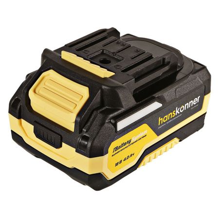 аккумулятор HANSKONNER HBP2004 18В 4,0Ач USB-разъем divedeer m23 2 1 5 разъем для аккумулятора