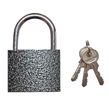 замок навесной UGO LOKS чугун 25мм длинная дужка