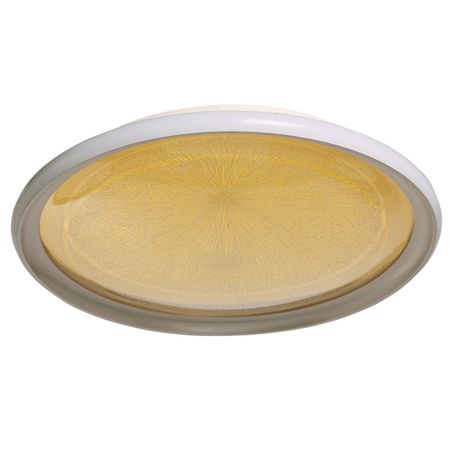 светильник настенно-потолочный DEMARKT Норден 82Вт LED пультДУ акрил белый золото