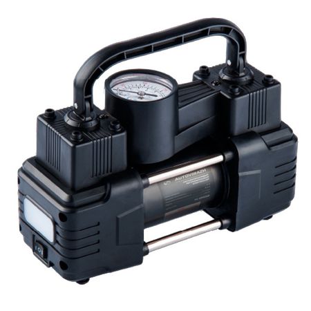 компрессор автомобильный AUTOVIRAZH 12В 55л/мин автомобильный предохранитель 2 ходовой вилочный болт afs 20a 200a