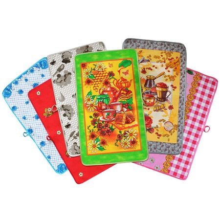 полотенце кухонное ваф. 35х60см в ассортименте, арт.102-53 полотенце кухонное ваф гуси 35х60см белое арт 102 гуси