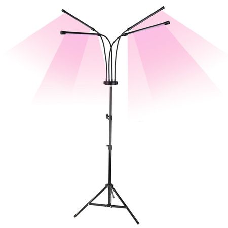 светильник светодиодный UNIEL на штативе для растений 36Вт IP40 черный электронный балласт 220в 3 36вт для ламп g23 g10q g5