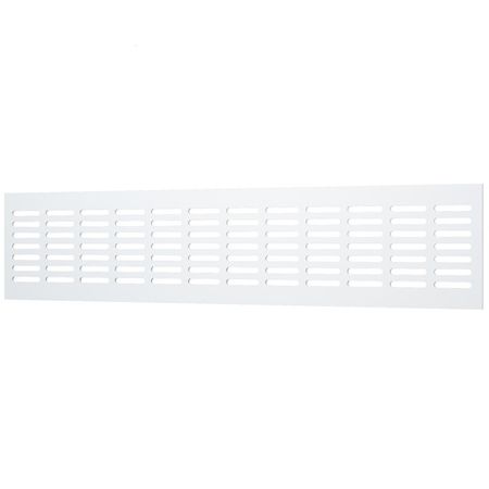 решетка вентиляционная ЭРА переточная 480x100мм алюминий белая решетка вентиляционная эра переточная 480x 80мм алюминий silver