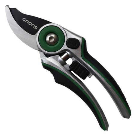 секатор плоскостной GRONS Power P002 20,5см пружинный привод