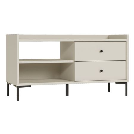 тумба ТВ Teravvio 1216х450х650мм серый шелк ЛДСП