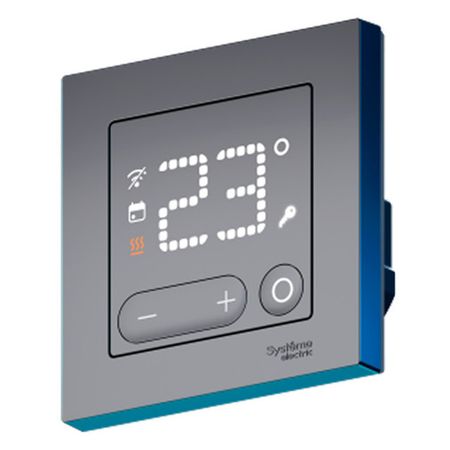 терморегулятор SBER Systeme Electric ATLASDESIGN SMART программируемый Zigbee 16 А мех. черный centechia zigbee 3 0 smart gateway hub для ewelink