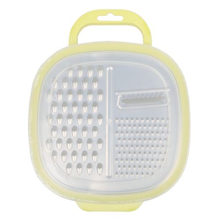 терка TODELIA 24,8см с контейнером нерж.сталь, пластик контейнер для овощей полимербыт 7 6л пластик микс а