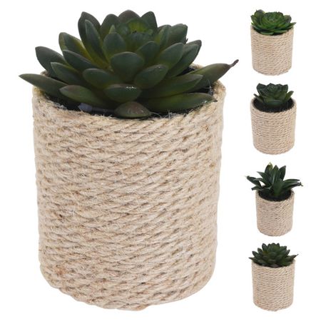 растение искусственное в горшке Суккулент 14см в асс-те ель искусственная настольная actuel в горшке с шишками 20 см 1 шт в ассортименте