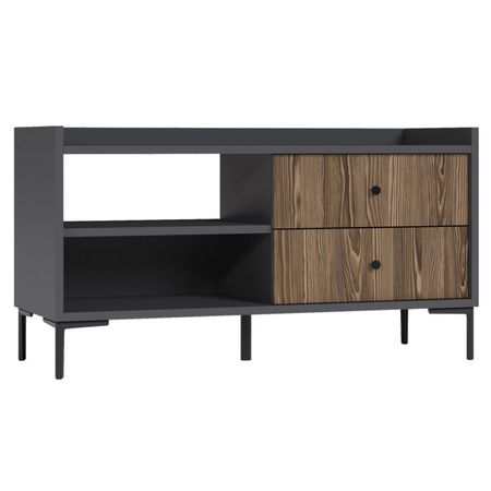 тумба ТВ Teravvio 1216х450х650мм графит/сосна глэм ЛДСП