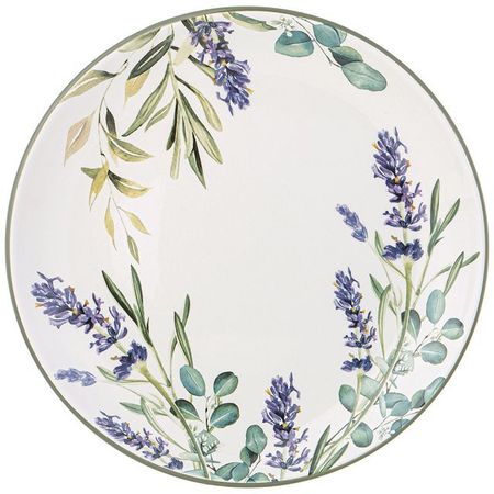 тарелка AGNESS Лаванда обеденная 26см доломит тарелка agness парижские коты обеденная 26см доломит