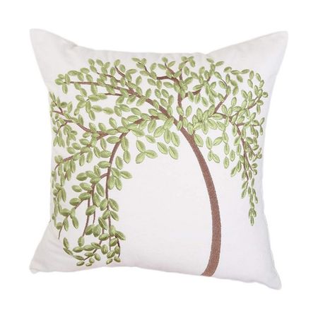 наволочка декоративная TODELIA Ветвистое дерево 45х45см белая, арт. HPW0063A-A шкатулка todelia seasons 24х17 6х7см дерево