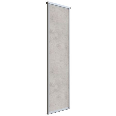 дверь-купе ELEGANT 2452х783мм бетон ЛДСП/алюминий дверь купе spaceo 90 4x245 5 см лдсп бетон широкий профиль