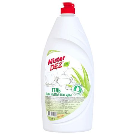 средство для посуды MISTER DEZ Алоэ-вера гель 900мл средство для промывания полости носа с алое вера и ромашкой duo экстра форте аквалор душ струя 150мл