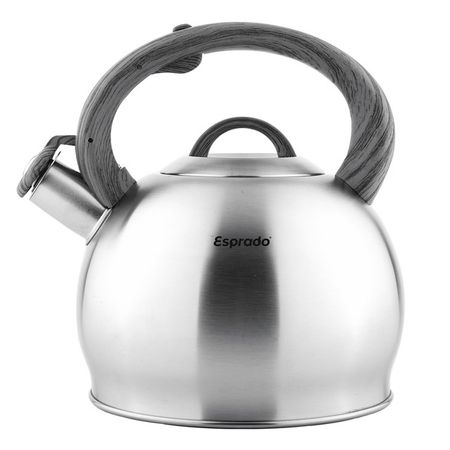 чайник ESPRADO Globo 2,7л нерж.сталь со свистком индукция чайник leonord modern 3л со свистком нерж нейлон индукция