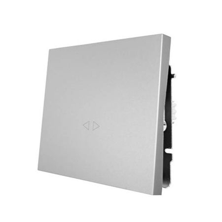 переключатель 1-клавишный LEZARD Zima промежуточный серый матовый eleabc ножной переключатель 0 400v серый