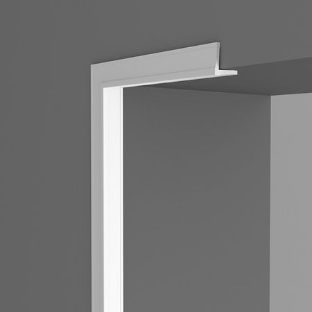 плинтус потолочный DECOMASTER 2000х22х22мм белый, арт.D006 пункт пласт с гвоздем 22мм 4шт белый