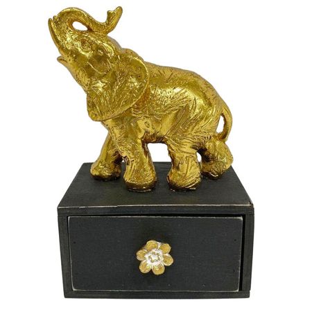 шкатулка TODELIA Elephant 10,5х8х14,5см полирезин, дерево шкатулка todelia seasons 24х17 6х7см дерево