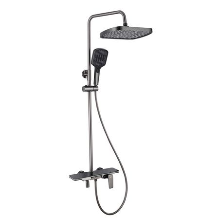 система душевая TOKITO Rain индикатор температуры алюминий вороненая сталь циферблатный индикатор 0 10 0 30 мм