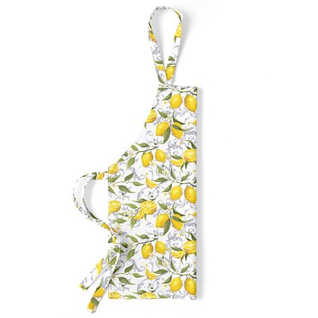 фартук САМОЙЛОВСКИЙ ТЕКСТИЛЬ Лимонная эстетика 75x62см белый, арт.926794