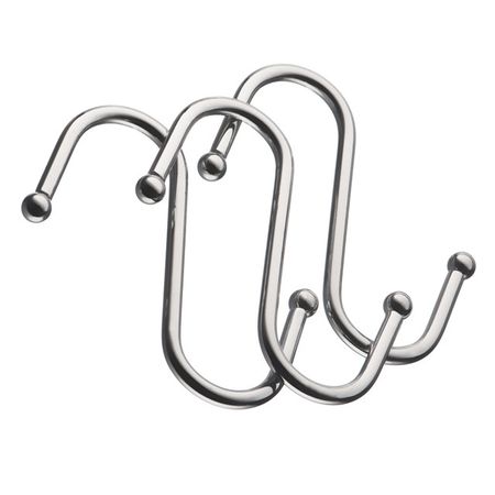 крючок для рейлинга 70x40x12мм хром 3шт декорированный крючок для рейлинга 70x40x12мм матовый 3шт декорированный