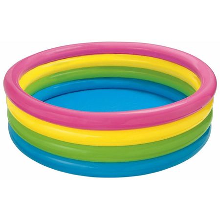 бассейн надувной BESTWAY 157х157х46см 522л разноцветный бассейн надувной bestway 102х25см 101л в асс те