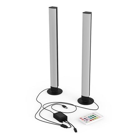 светильник напольный GAUSS Atmosphere 6Вт LED диммируемый RGBW Music function черный chinly dmx512 волоконно оптический двигатель 32 вт rgbw