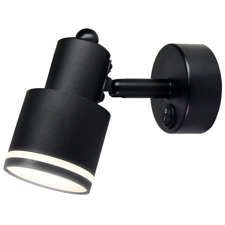 спот AMBRELLA LIGHT Техно Спот GU10 12Вт с выключателем черный