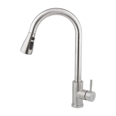 смеситель для кухни AQUEDUC выдвижной нержавейка сатин ной выдвижной ластик jianwu