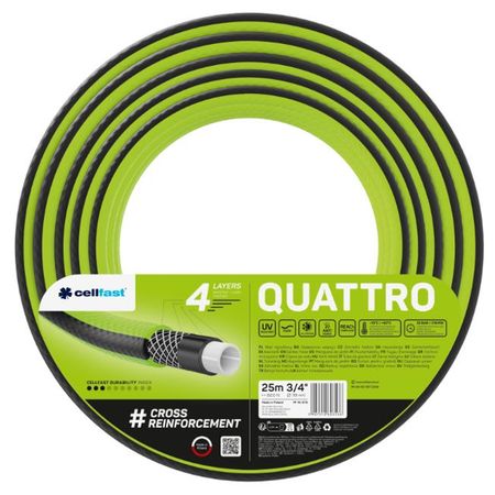 шланг армированный CELLFAST Quattro 3/4