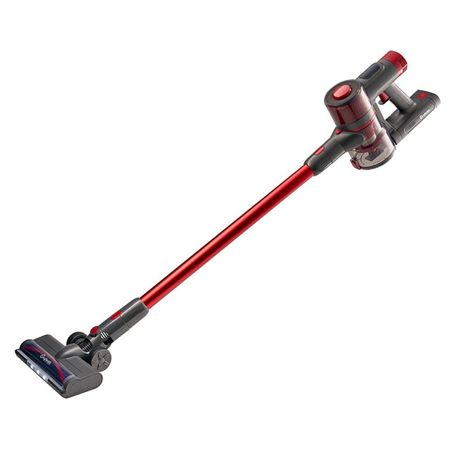 пылесос вертикальный беспроводной BUFETT MVC 387A 320Вт 0,6л черный/красный