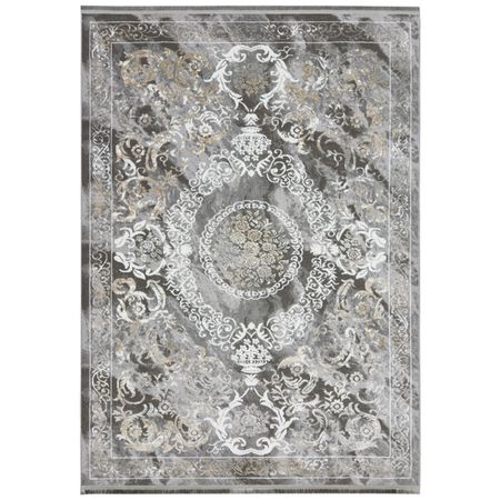 ковер АФИНА 1600х2300мм полиэстр 0916B GREY/BEIGE горшок с поддоном афина 1 1л пластик белый